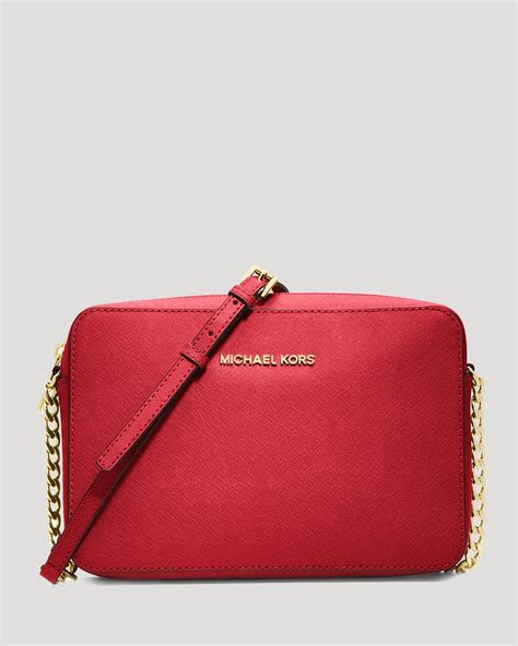 michael kors jet set geldbörse rot|michael kors crossbody bag.